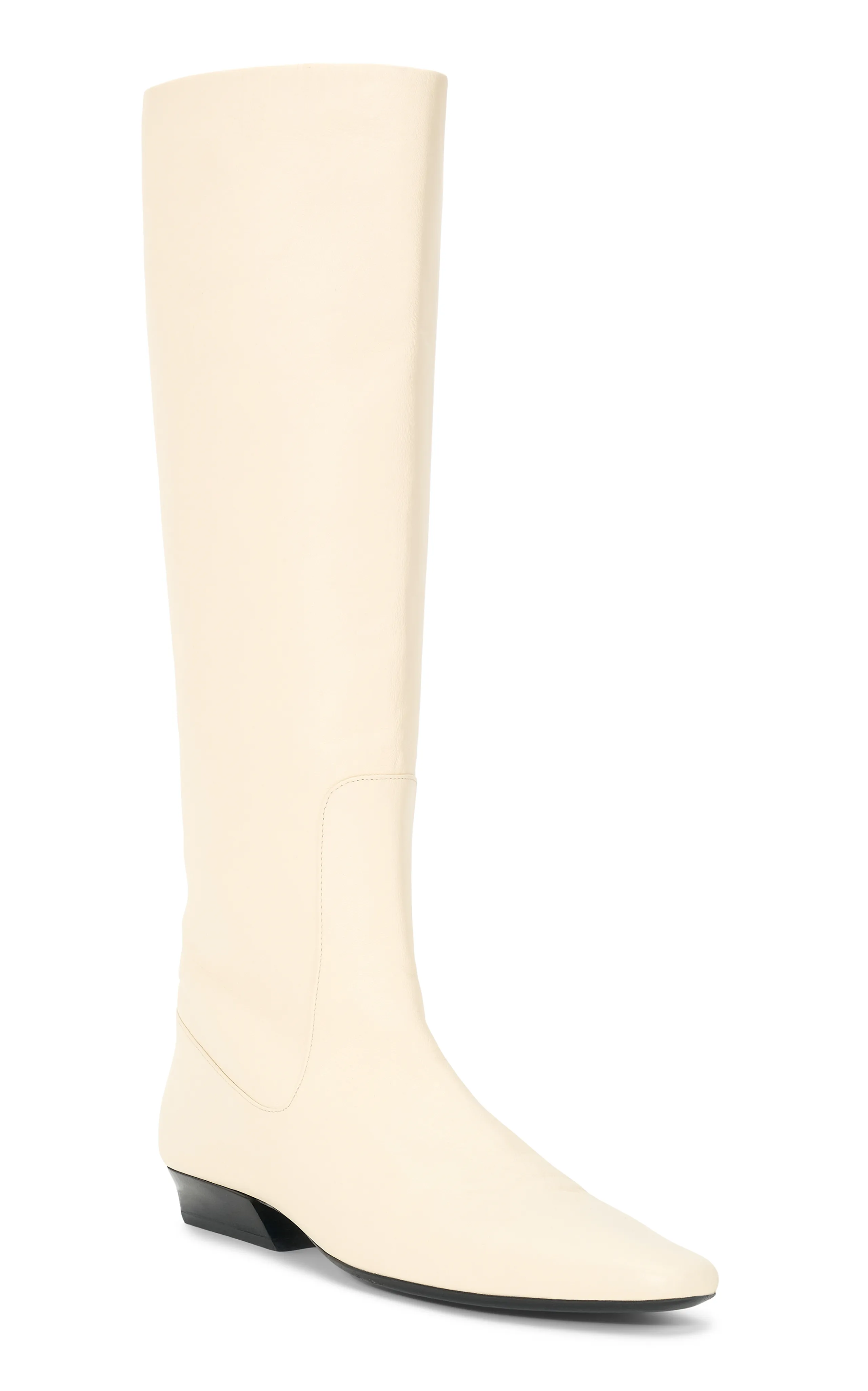 STAUD Wally Leather Knee Boots