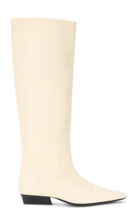 STAUD Wally Leather Knee Boots