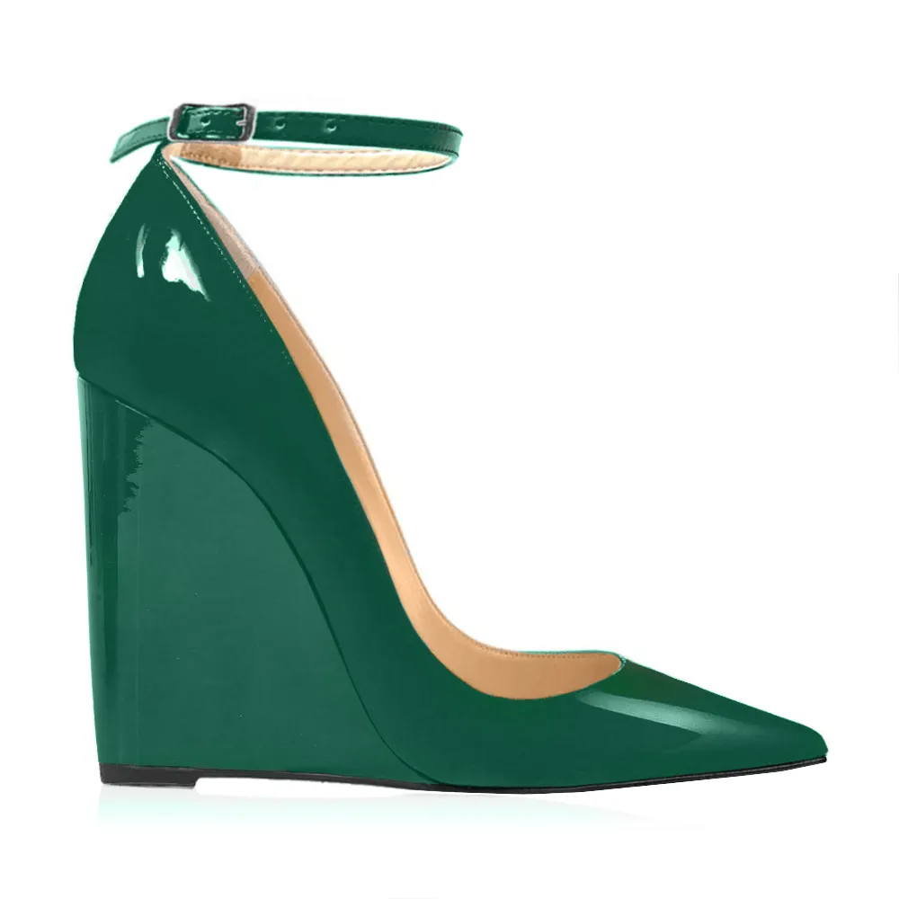 Stephanie Verde 100mm heels