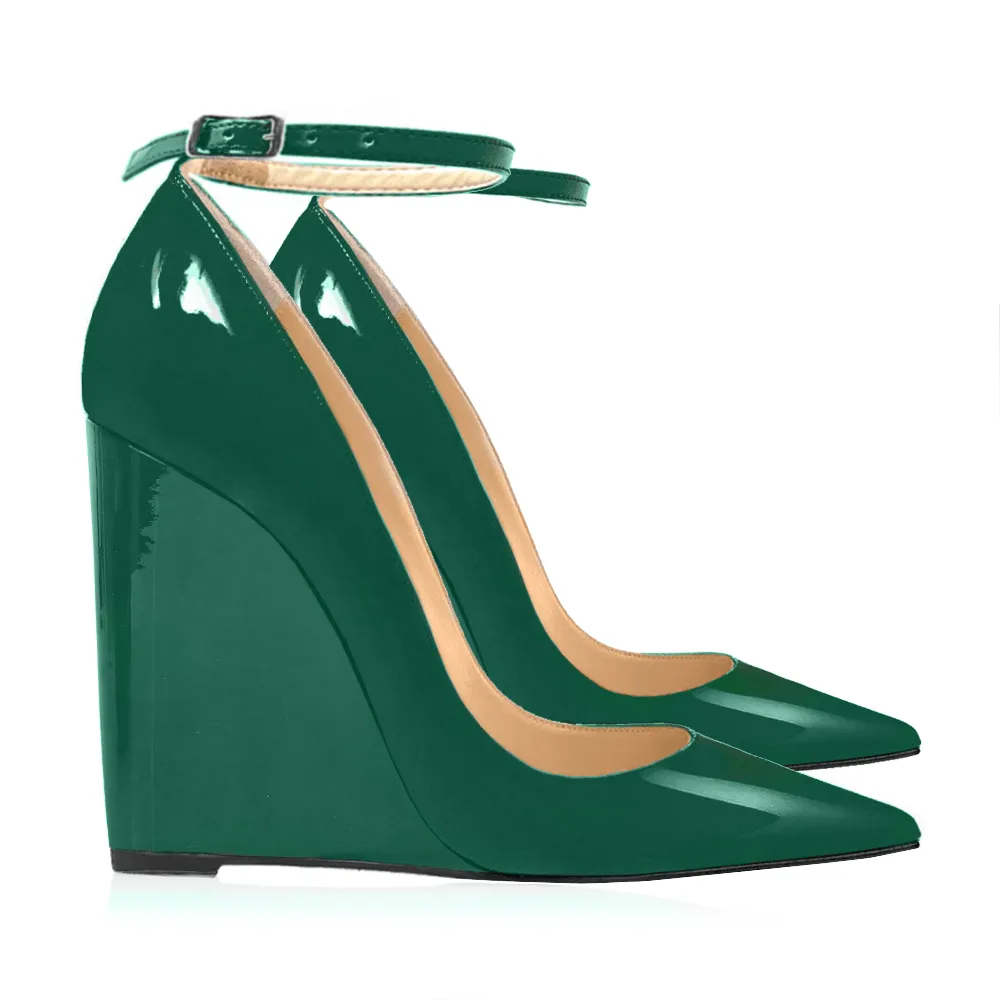 Stephanie Verde 100mm heels