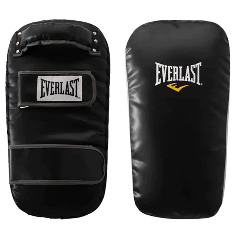 Strike Pad Punching Mitts Black Grey Everlast Pu Mma Thai