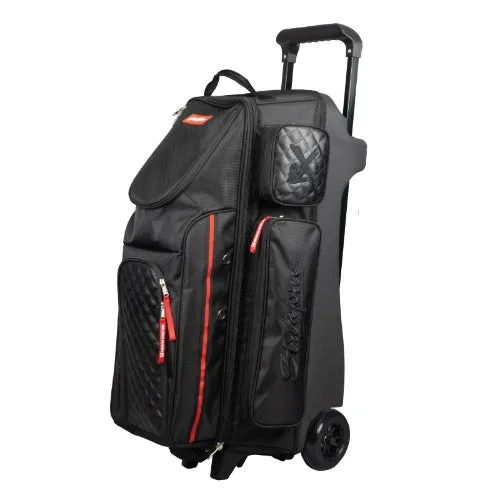 Strikeforce Diamond Black Triple Roller Bowling Bag