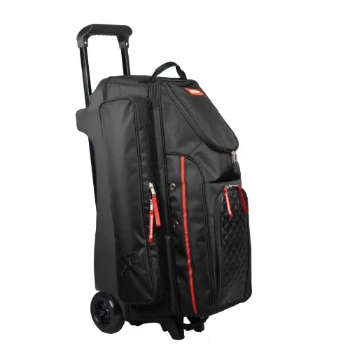 Strikeforce Diamond Black Triple Roller Bowling Bag