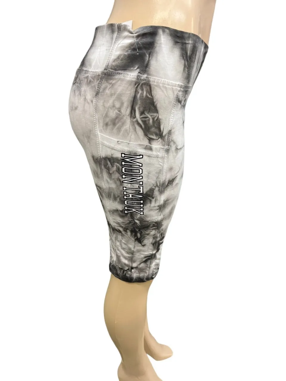 Tie Dye Capri Leggings for Women in Montauk