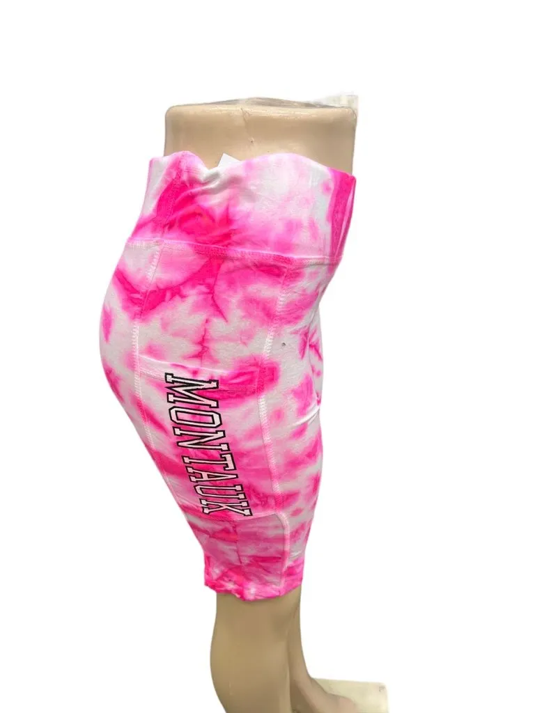 Tie Dye Capri Leggings for Women in Montauk