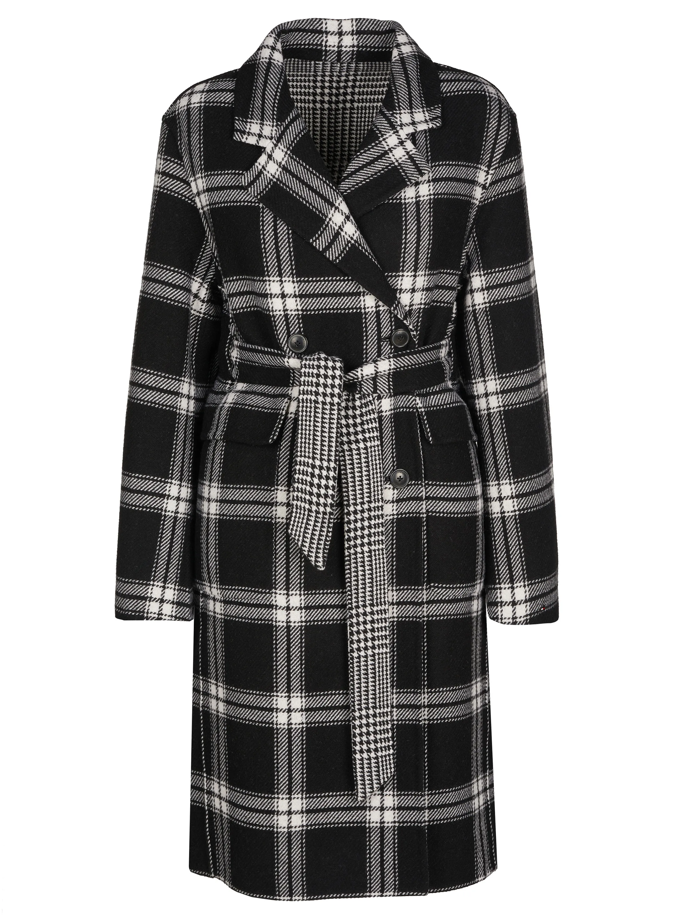 Top-ranked result: Tommy Hilfiger Reversible Coat in Black and White