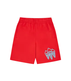 Triple Cone Red Shorts