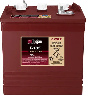 Trojan Battery T-105, 6V