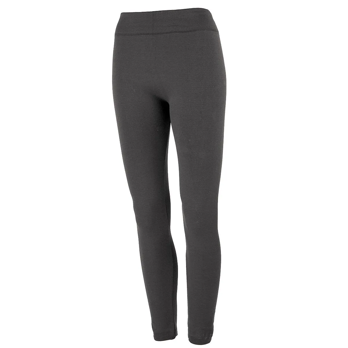 True Rock Women's Fleece Leggings - Solid Black