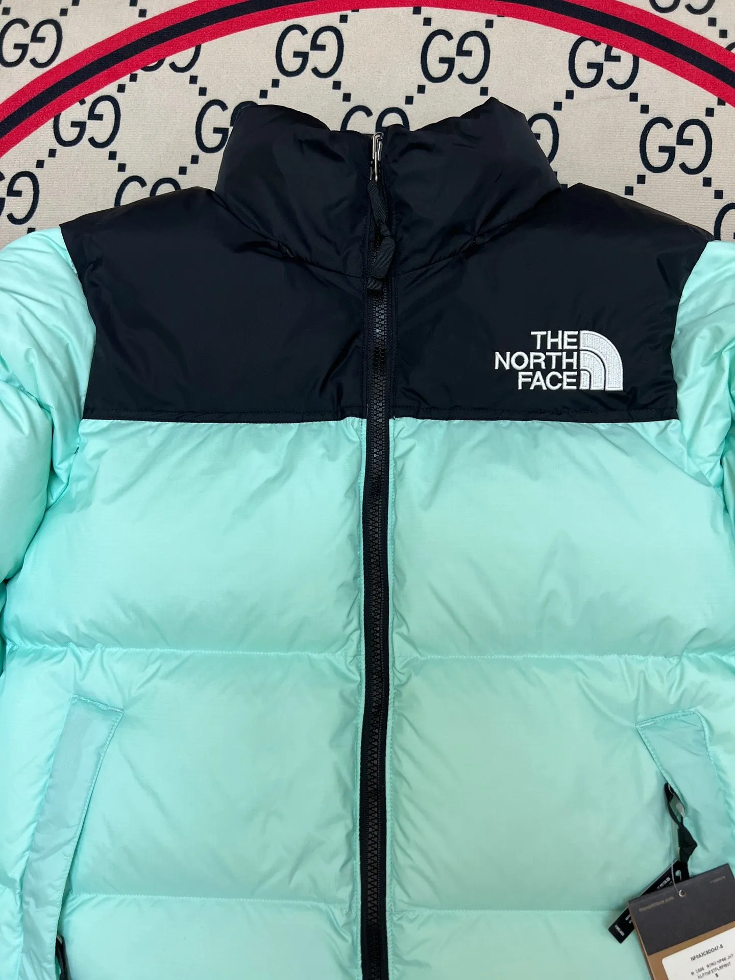 Turquoise Puffer Jacket