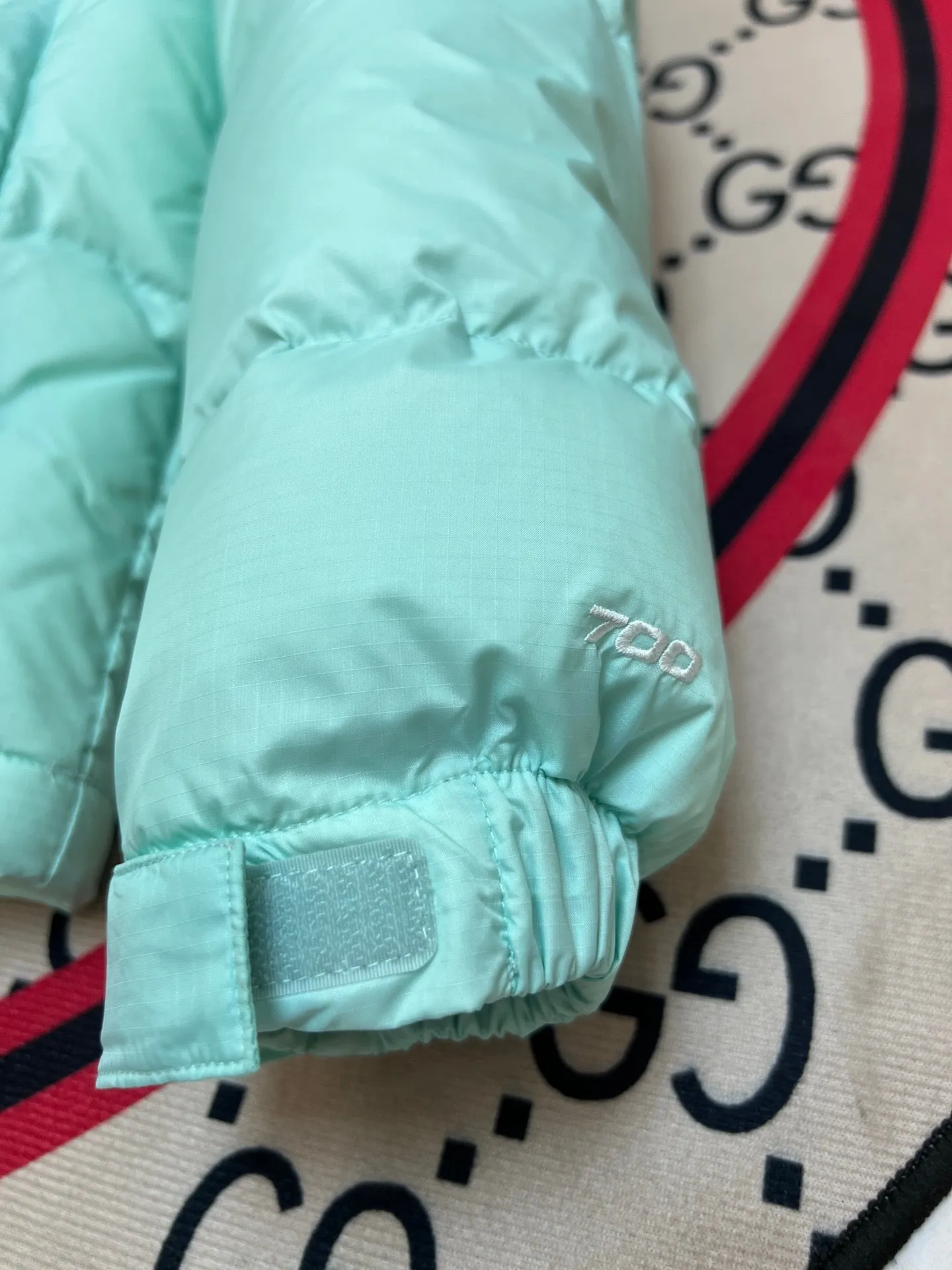 Turquoise Puffer Jacket