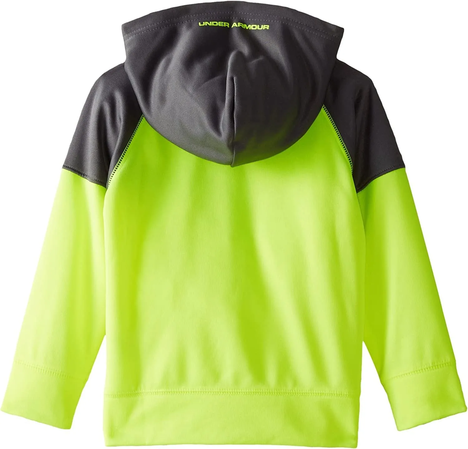 Under Armour Little Boys' Colorblocked Hoody, Hi Vis Yellow, 2T --> Under Armour Little Boy Colorblocked Hoodie Hi Vis Yellow 2T