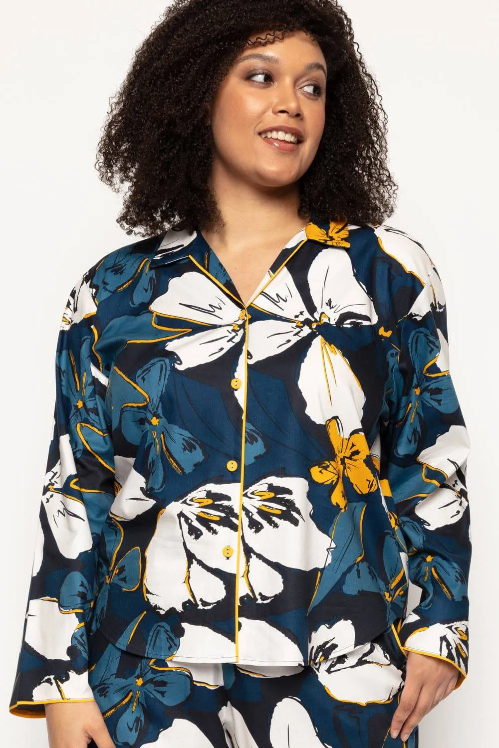 Verity Flower Print Pajama Top