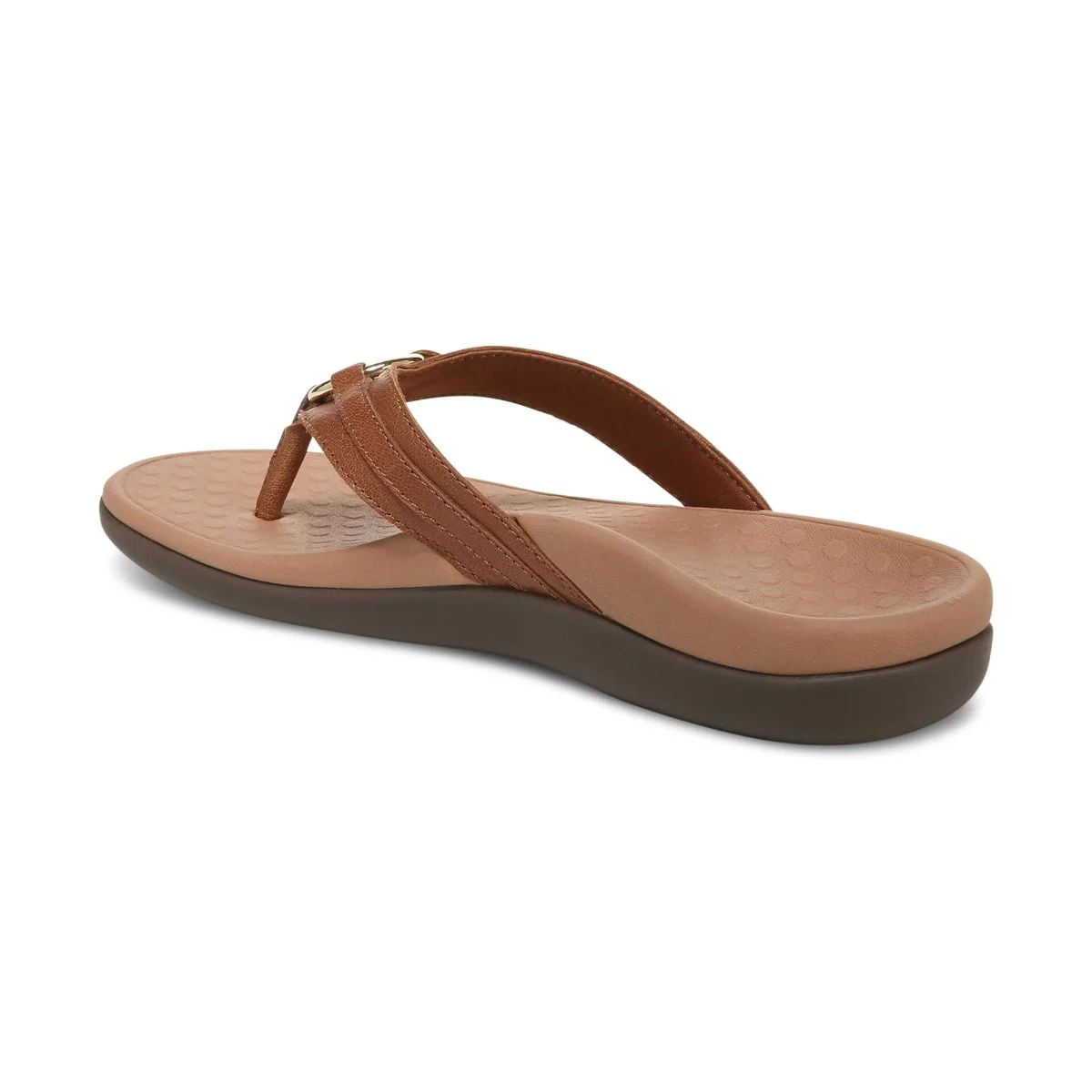 Vionic Women's Tide Aloe Toe Post Sandals Mocha