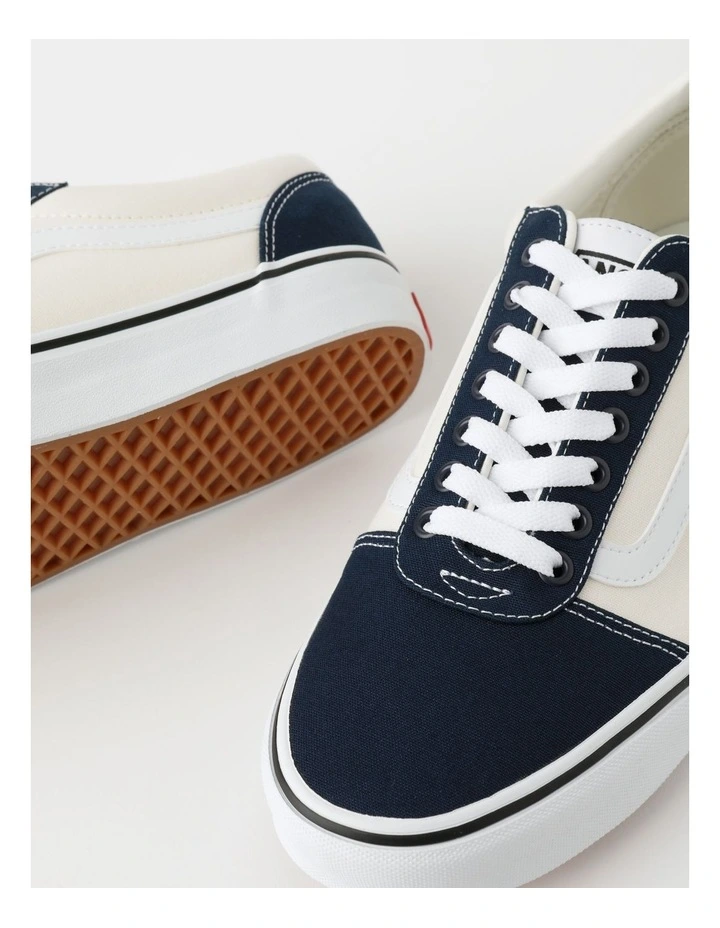 Canvas Block Dress Blue Sneaker