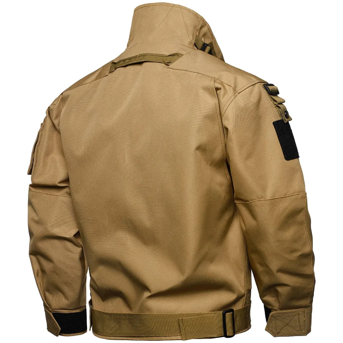 Waterproof Windproof Buckle Pocket Punk Coat