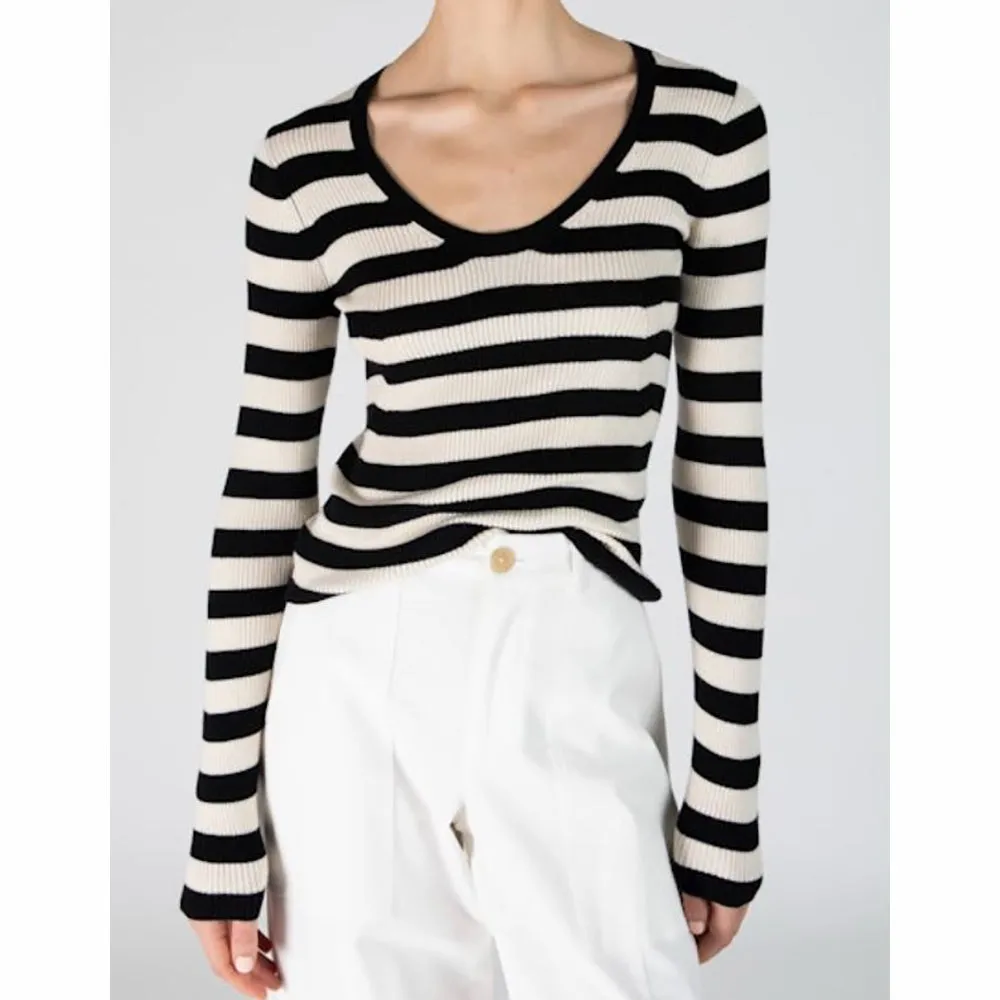 Wool Blend Striped Jumper