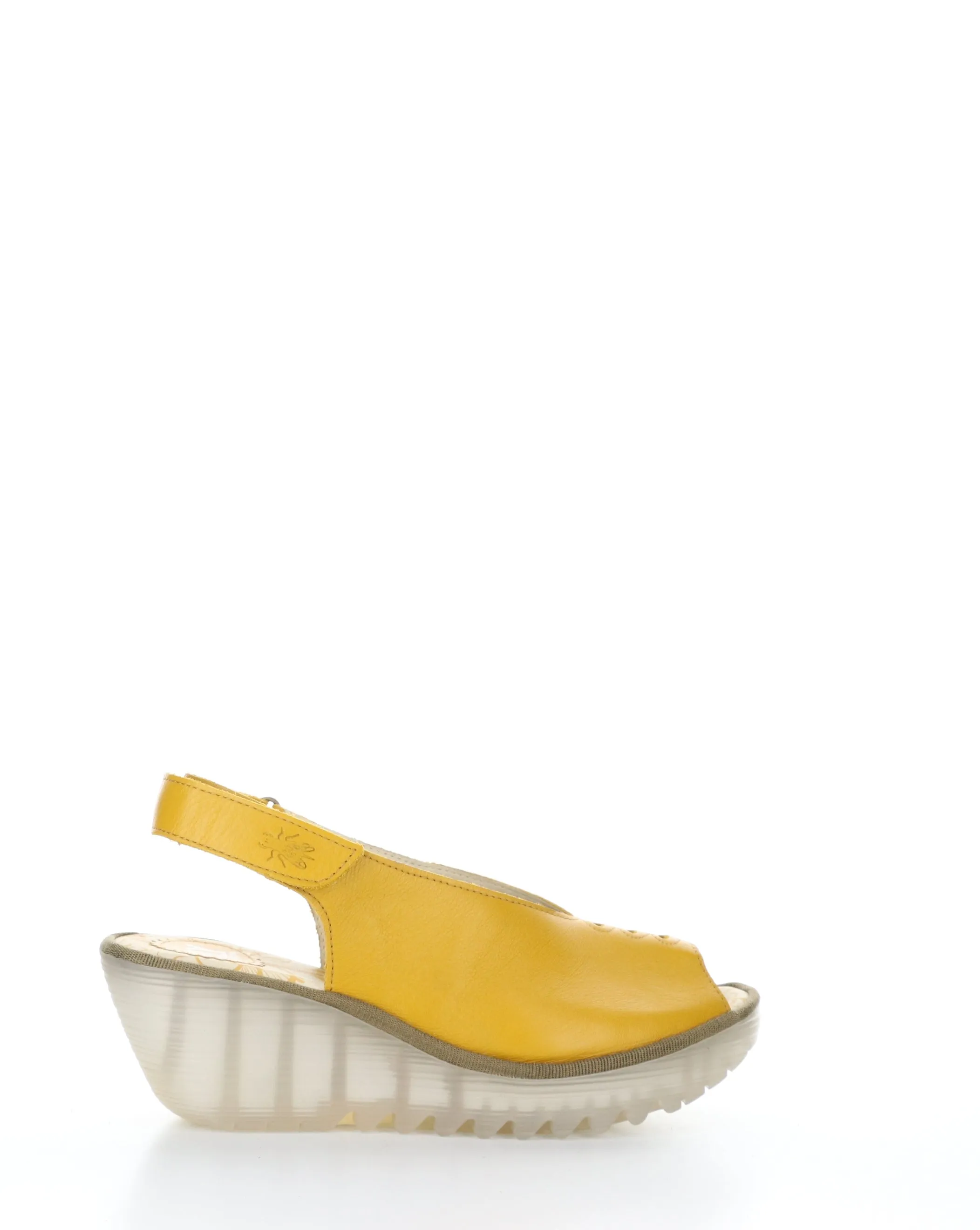 YEAY387FLY 007 MUSTARD Velcro Sandals - Women's Fashion Shoes