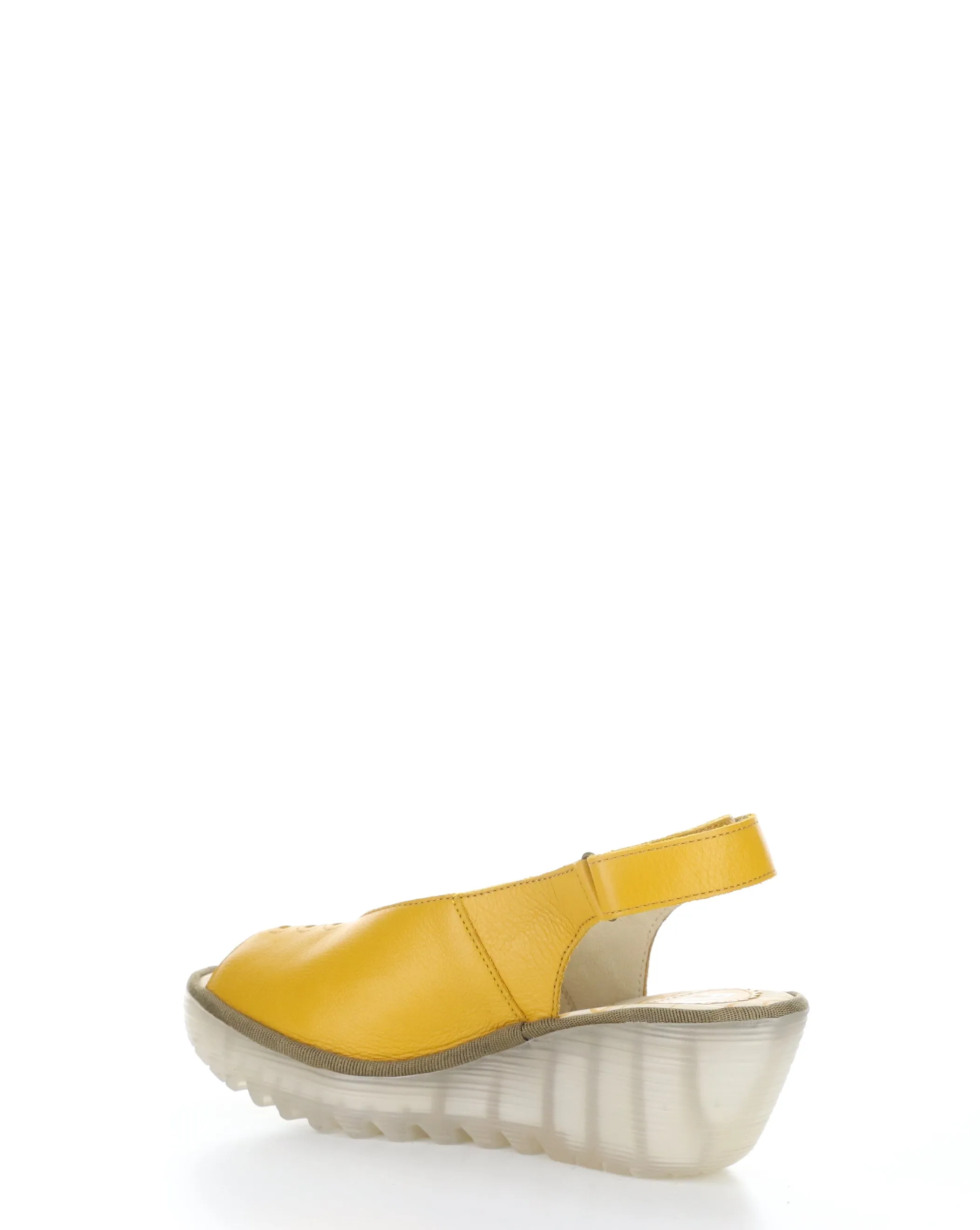 YEAY387FLY 007 MUSTARD Velcro Sandals - Women's Fashion Shoes