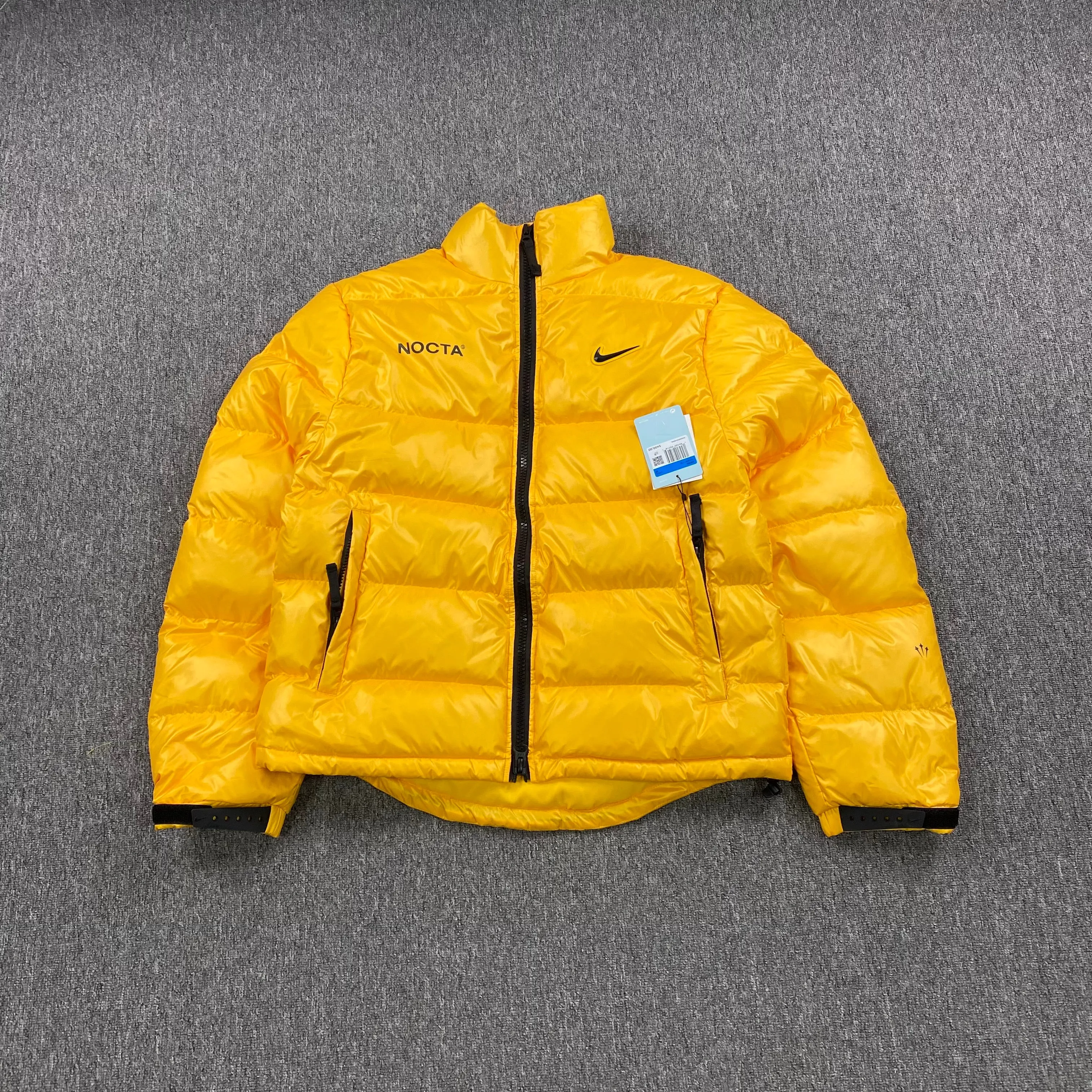 Yellow & Black Collaborative Down Jacket