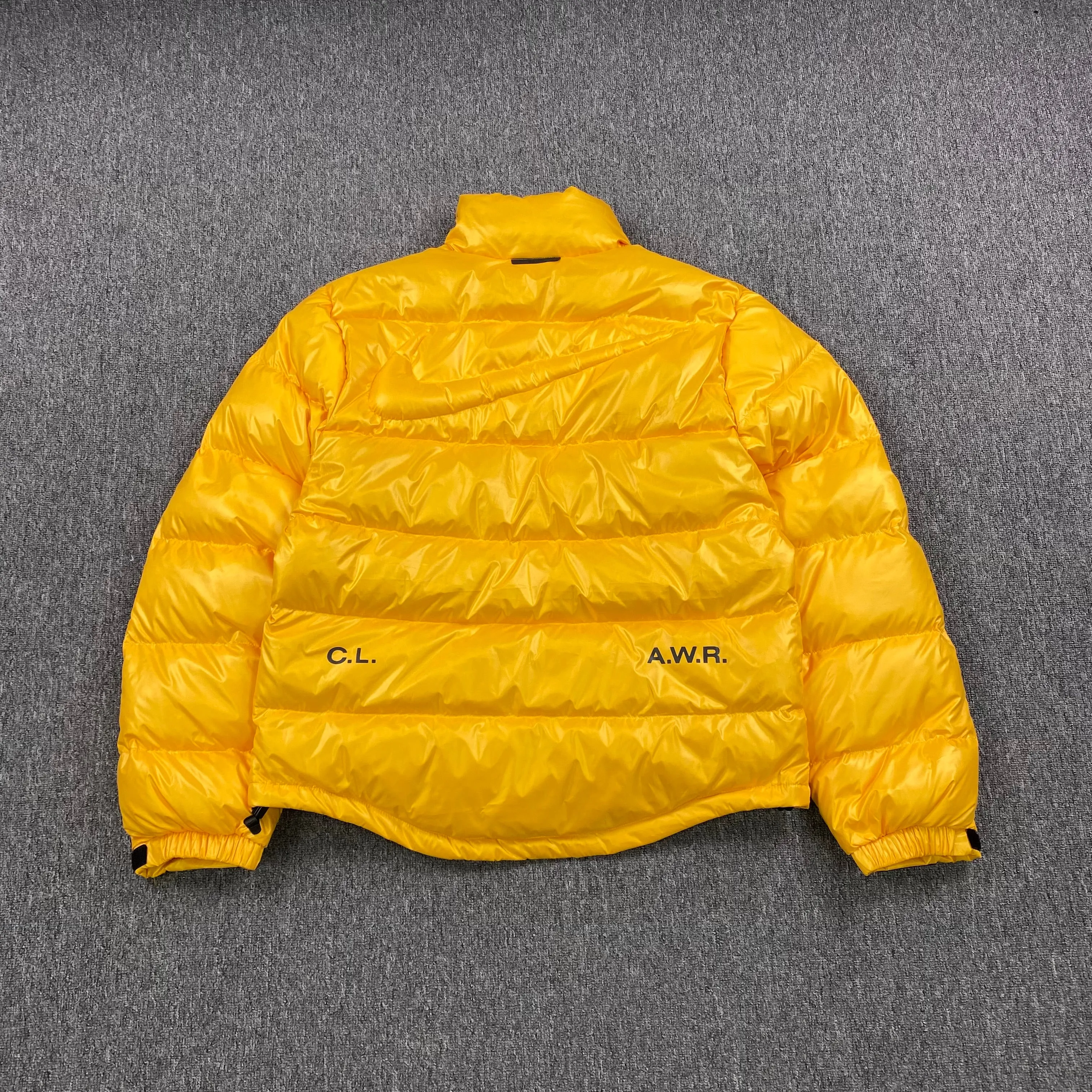 Yellow & Black Collaborative Down Jacket