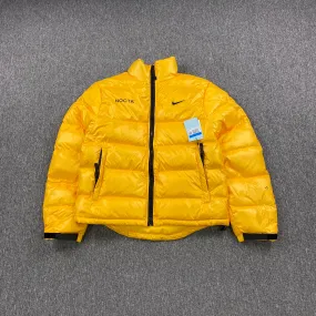 Yellow & Black Collaborative Down Jacket