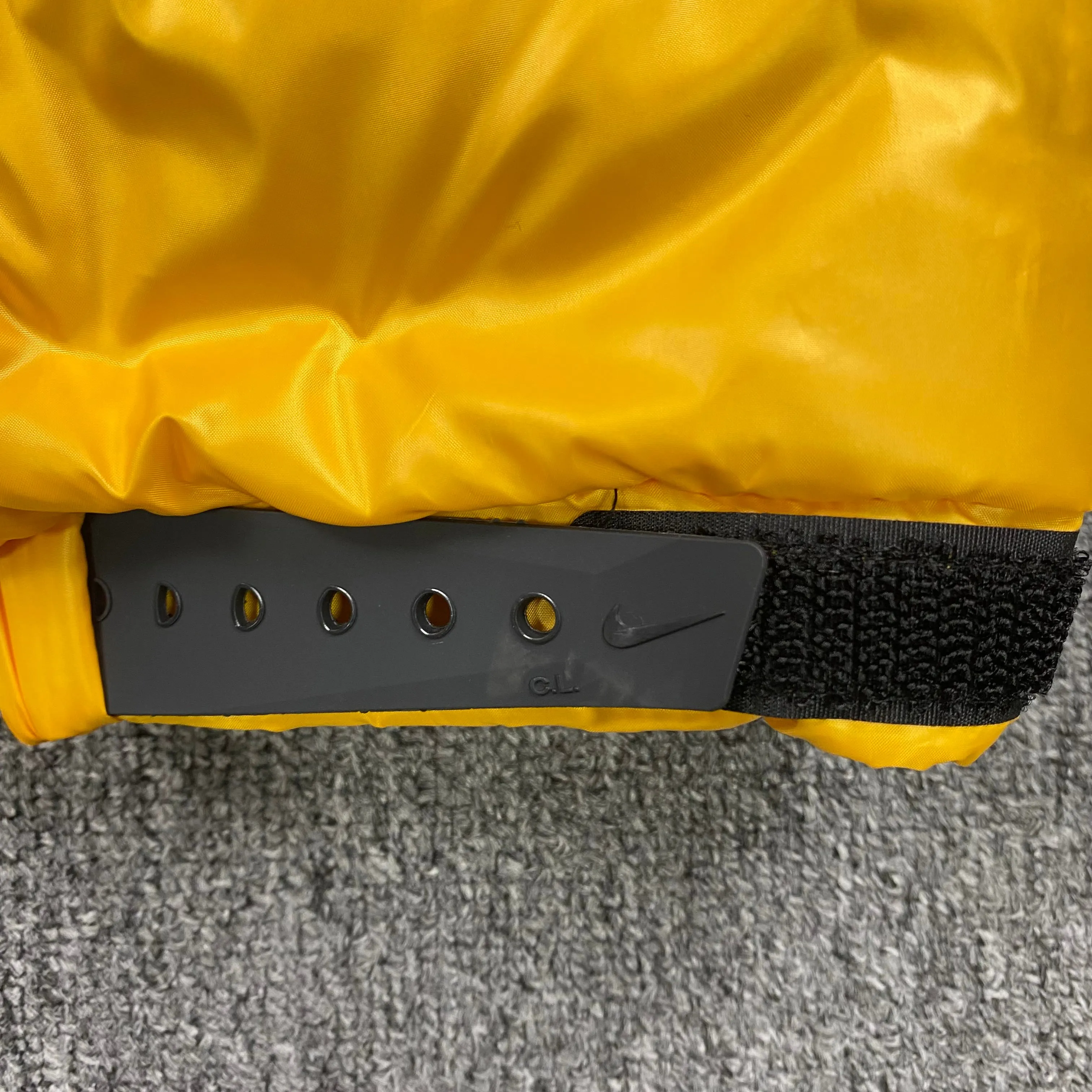 Yellow & Black Collaborative Down Jacket