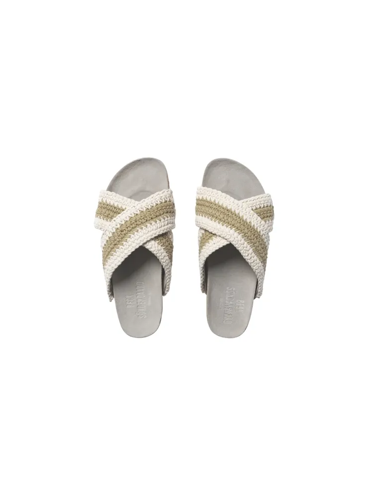 Yvonne Crochet Sandals White by Beck Sondergaard