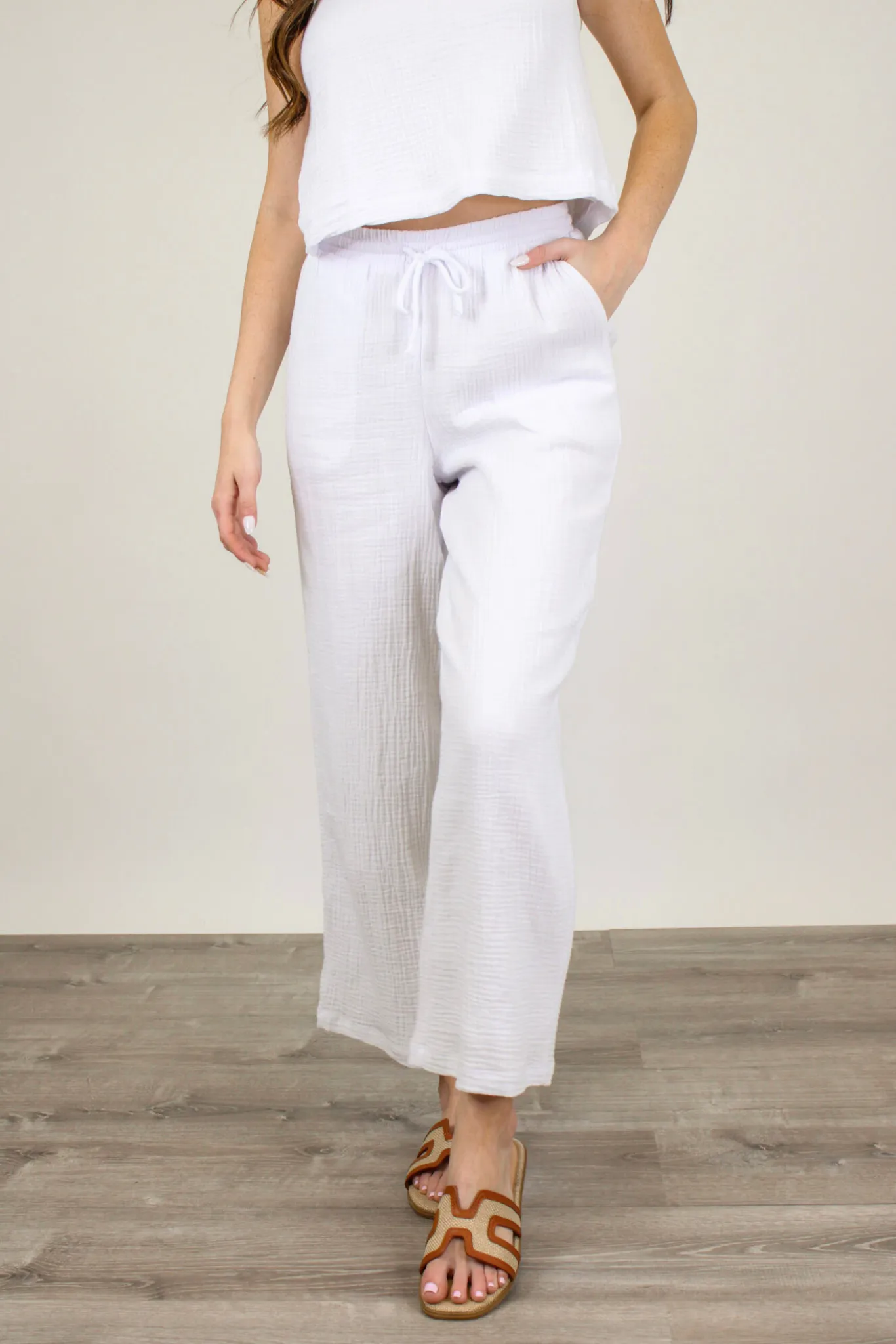 Z Supply Bondi Gauze Pant White: Shop Now.