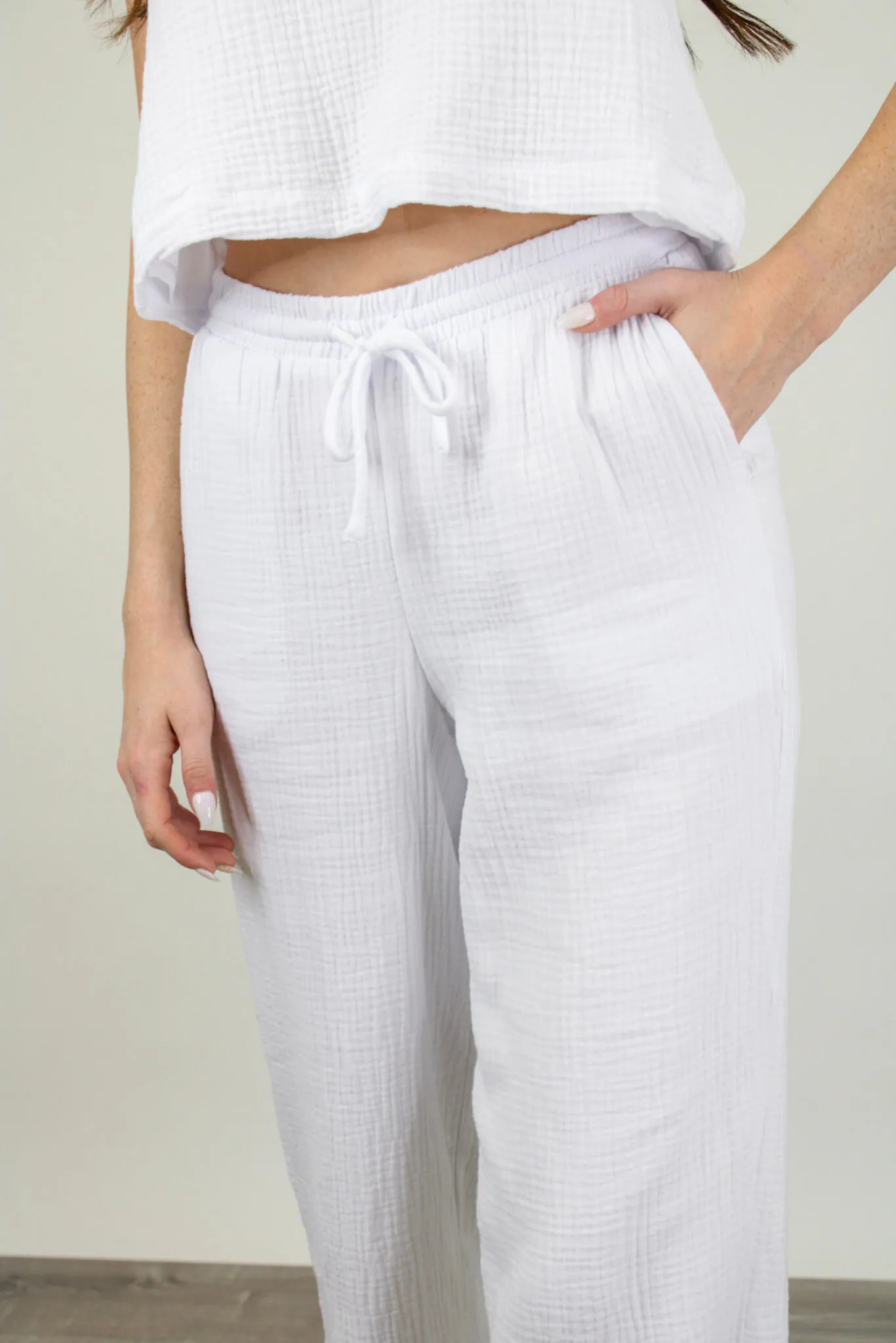 Z Supply Bondi Gauze Pant White: Shop Now.