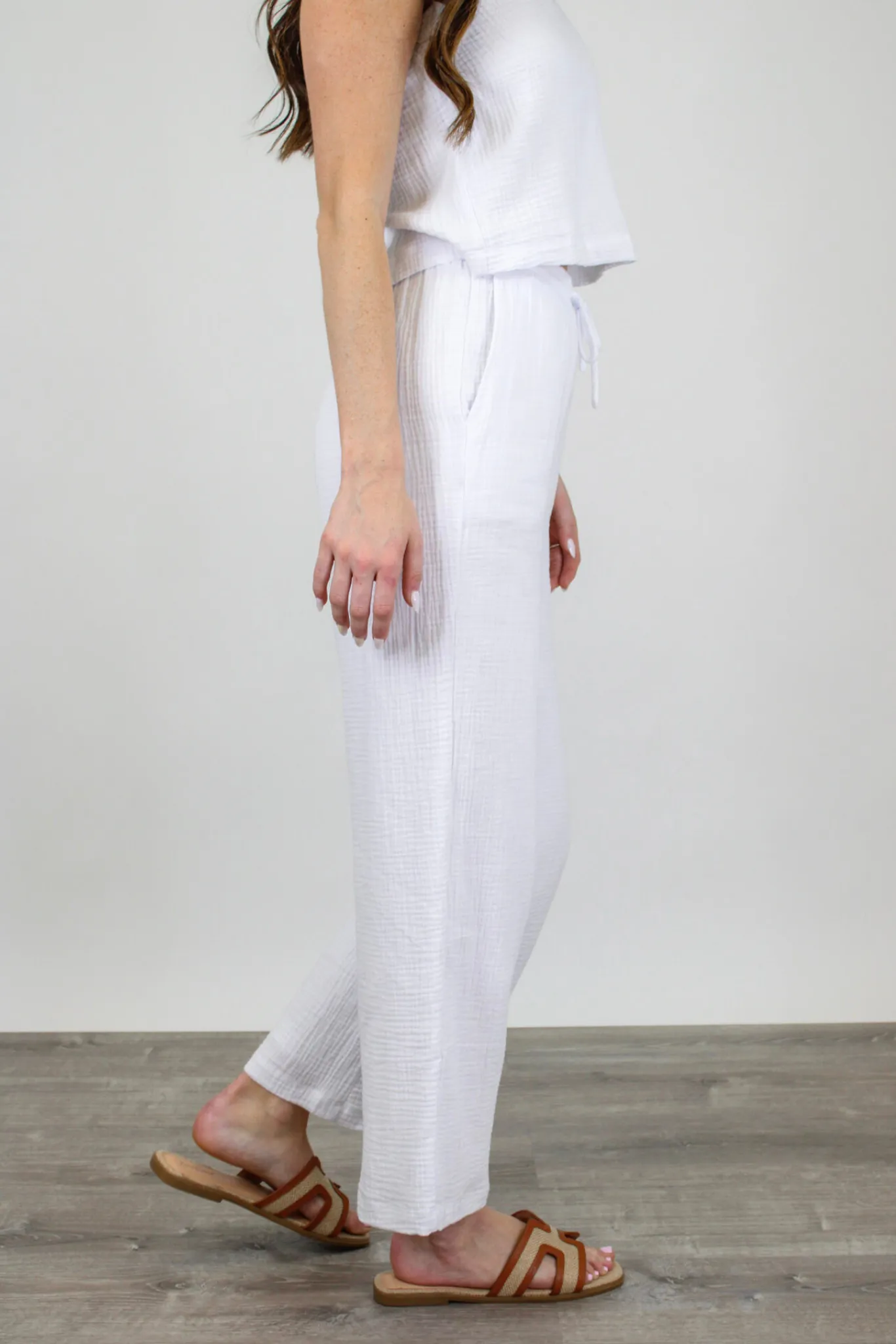 Z Supply Bondi Gauze Pant White: Shop Now.