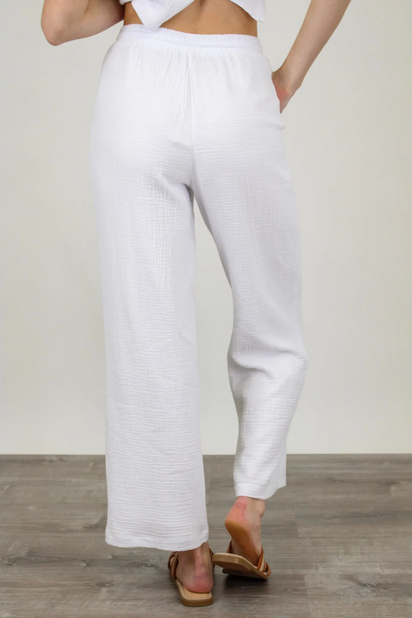 Z Supply Bondi Gauze Pant White: Shop Now.